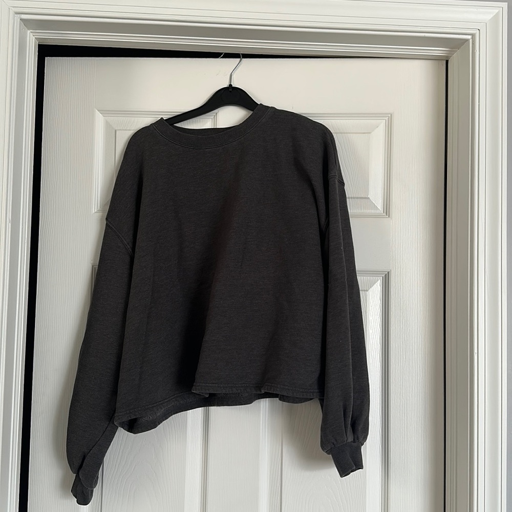 Universal Thread Dark Grey Pullover Sweatshirt - image 1
